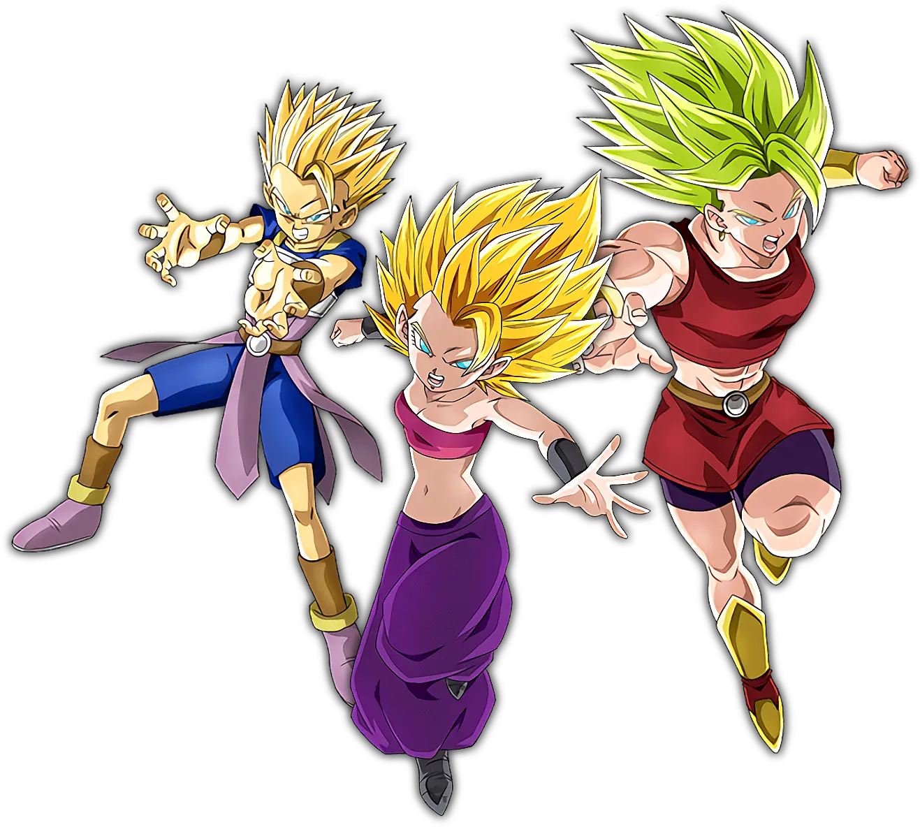 Download Ssj2 Cabba Caulifla Kale Cabba Kale And Caulifla Png Kale Png