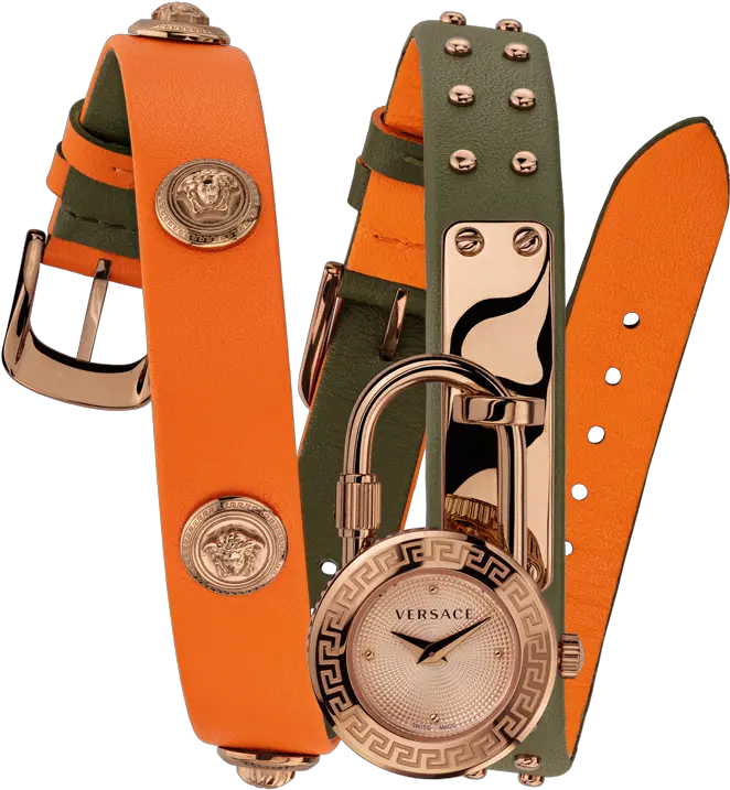 Versace Orange Watchwelcome To Buyptmcombr Versace Medusa Lock Icon Png Versace Womens Vmetal Icon Swiss Quartz Stainless Steel