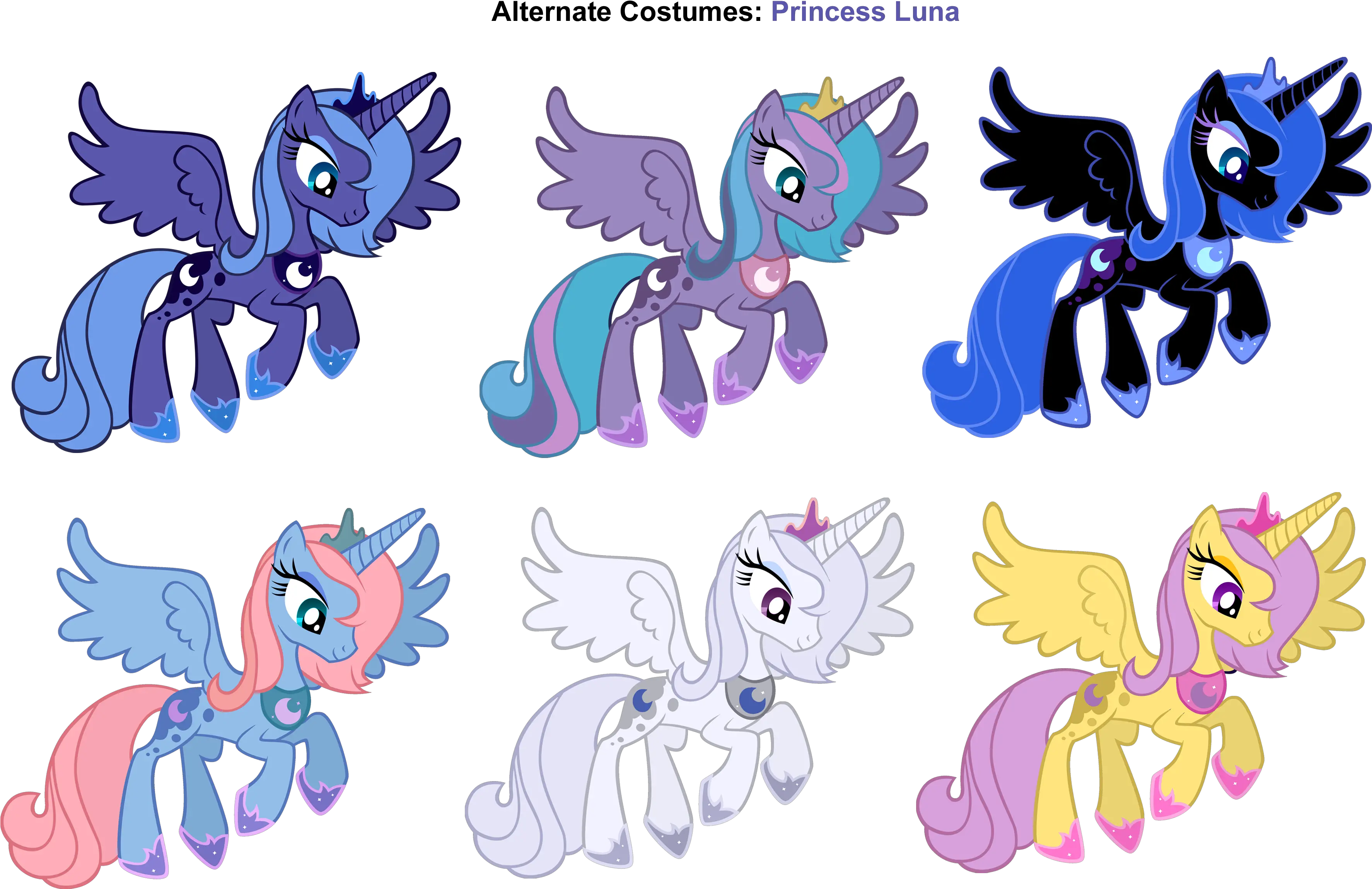 Download Princess Luna Mlp Fim My Little Pony Png Luna Transparent Background