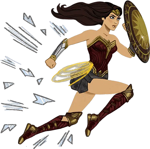 Wonder Woman By Bare Tree Media Inc Wonder Woman Sticker Png Wonder Woman Buddy Icon