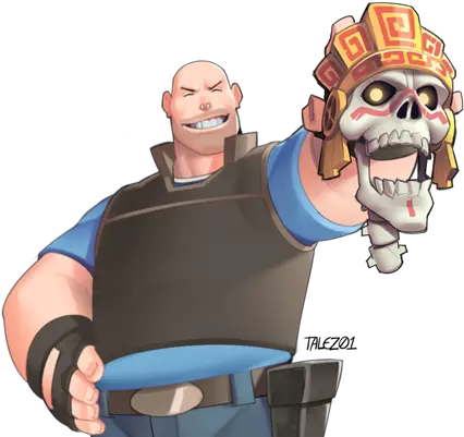 The Crowned Curse Heavy Team Fortress 2 Sprays Zombie Png Tf2 Heavy Icon