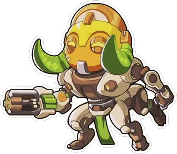 Overwatch Cute Sprays Orisa Transparent Orisa Overwatch Png Overwatch Orisa Icon