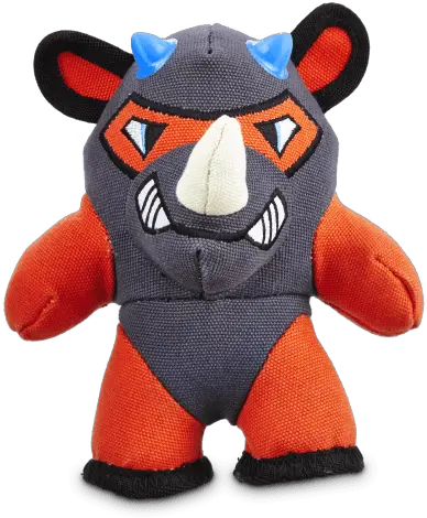 Leaps Bounds Tough Plush Rhino Dog Soft Png Dog Toy Png