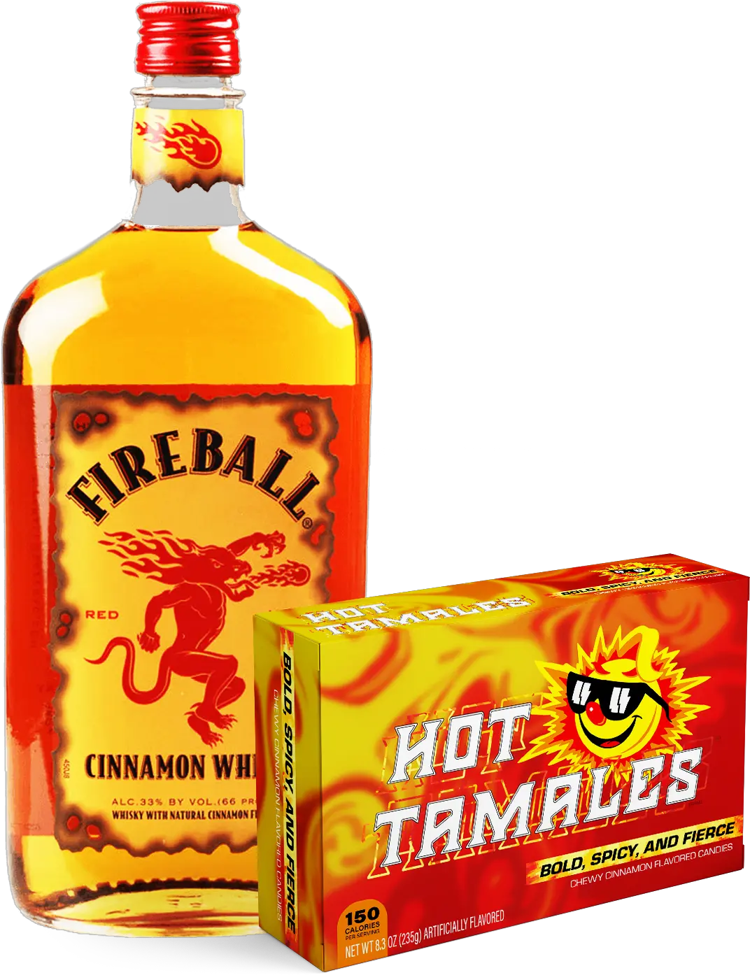 Liv Grubb Reenvisioning Hot Tamales Fireball Cinnamon Whisky L Png Fireball Whiskey Png