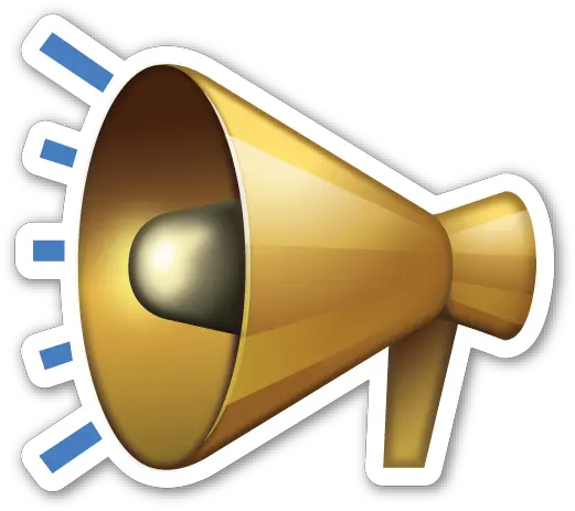 Foothills Colloquium Emoji Loudspeaker Png Iphone Speaker Icon