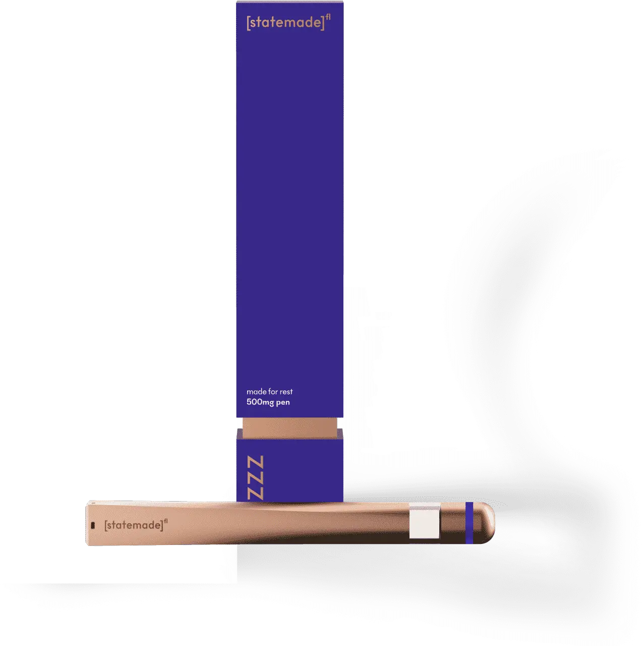 Statemade Zzz Disposable Vape Pen Indica Vertical Png Zzz Transparent