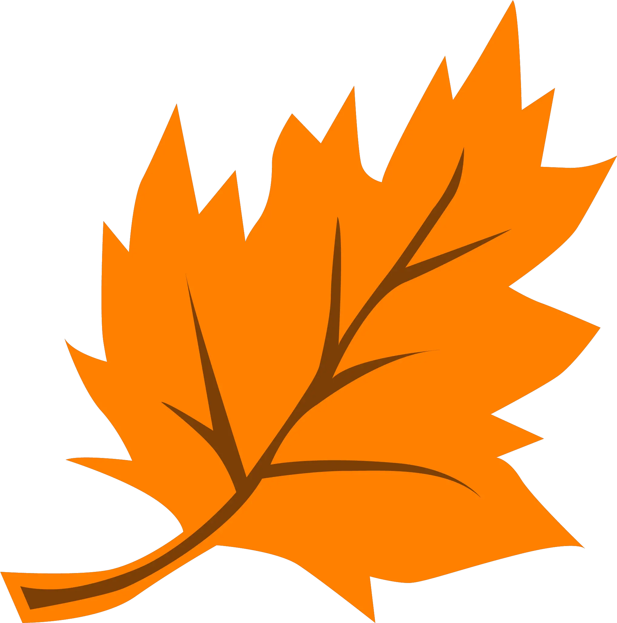 Orange Fall Autumn Leaf Swan Hills School Transparent Background Fall Leaf Clipart Png Autumn Leaves Icon