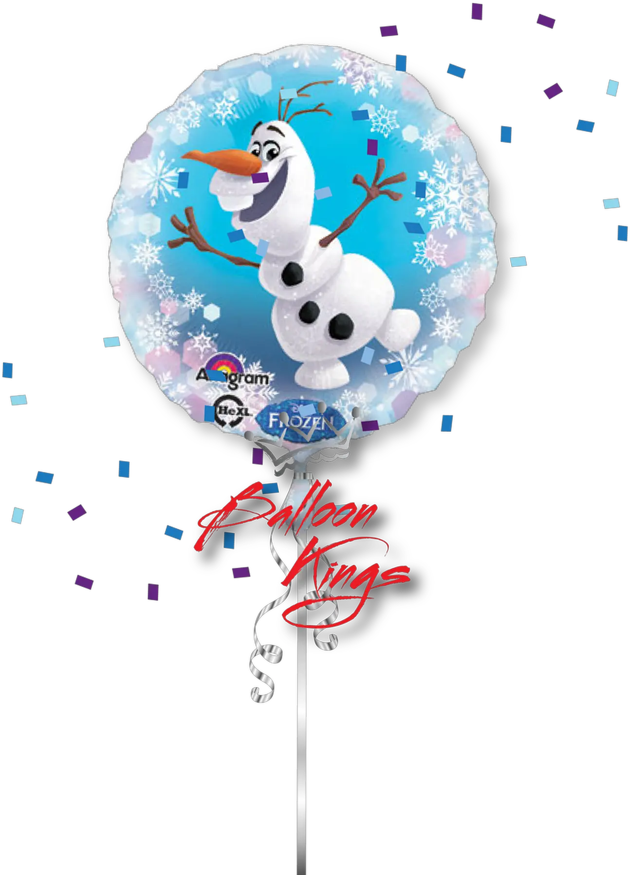 Olaf Round Balloon Png Olaf Transparent