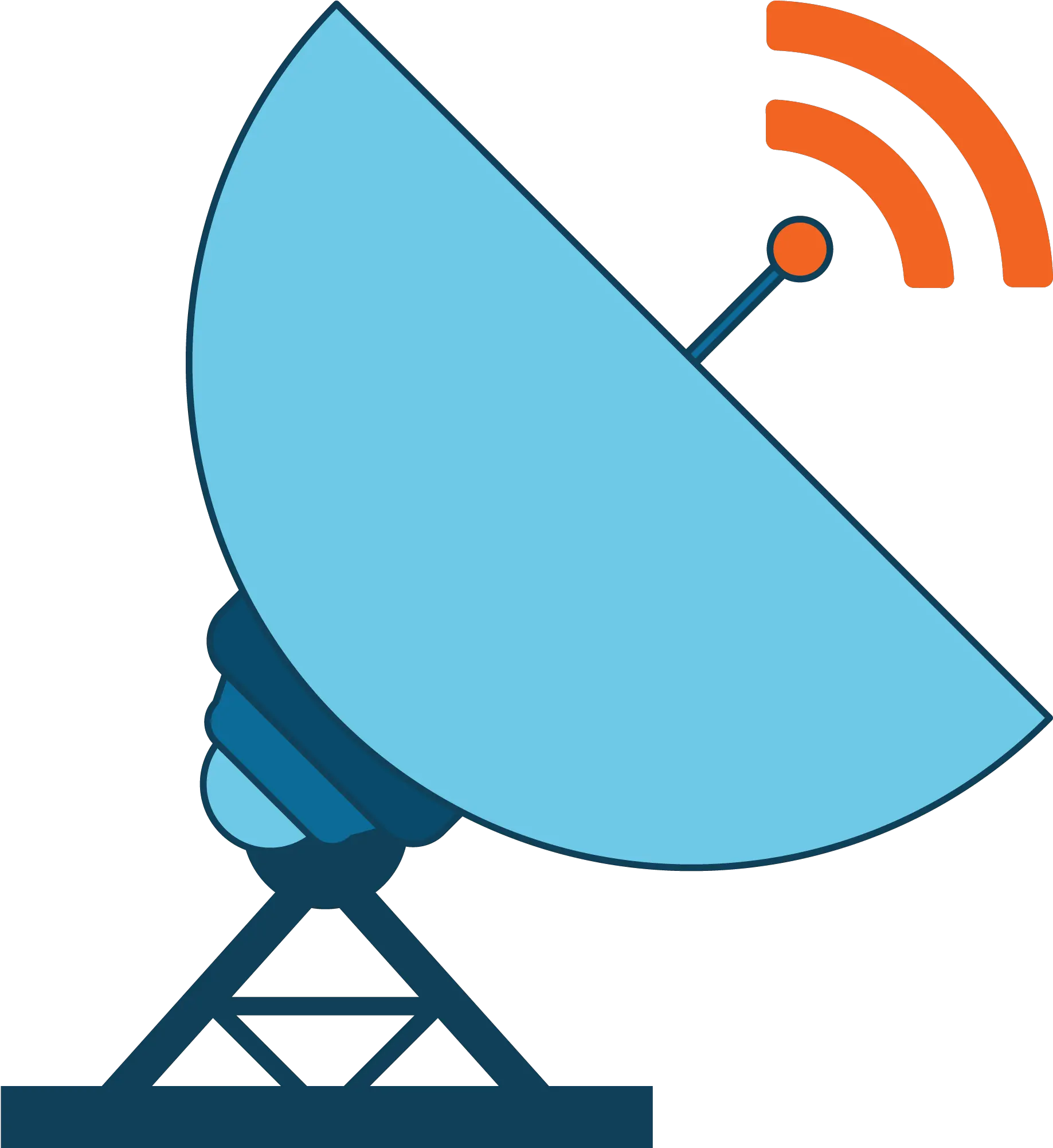 Pulse Communications Vertical Png Dish Antenna Icon