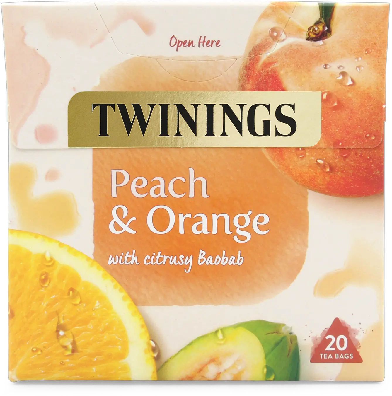 Peach U0026 Orange 20 Tea Bags Fruit U0026 Herbal Twinings Peach And Orange Png Peach Png