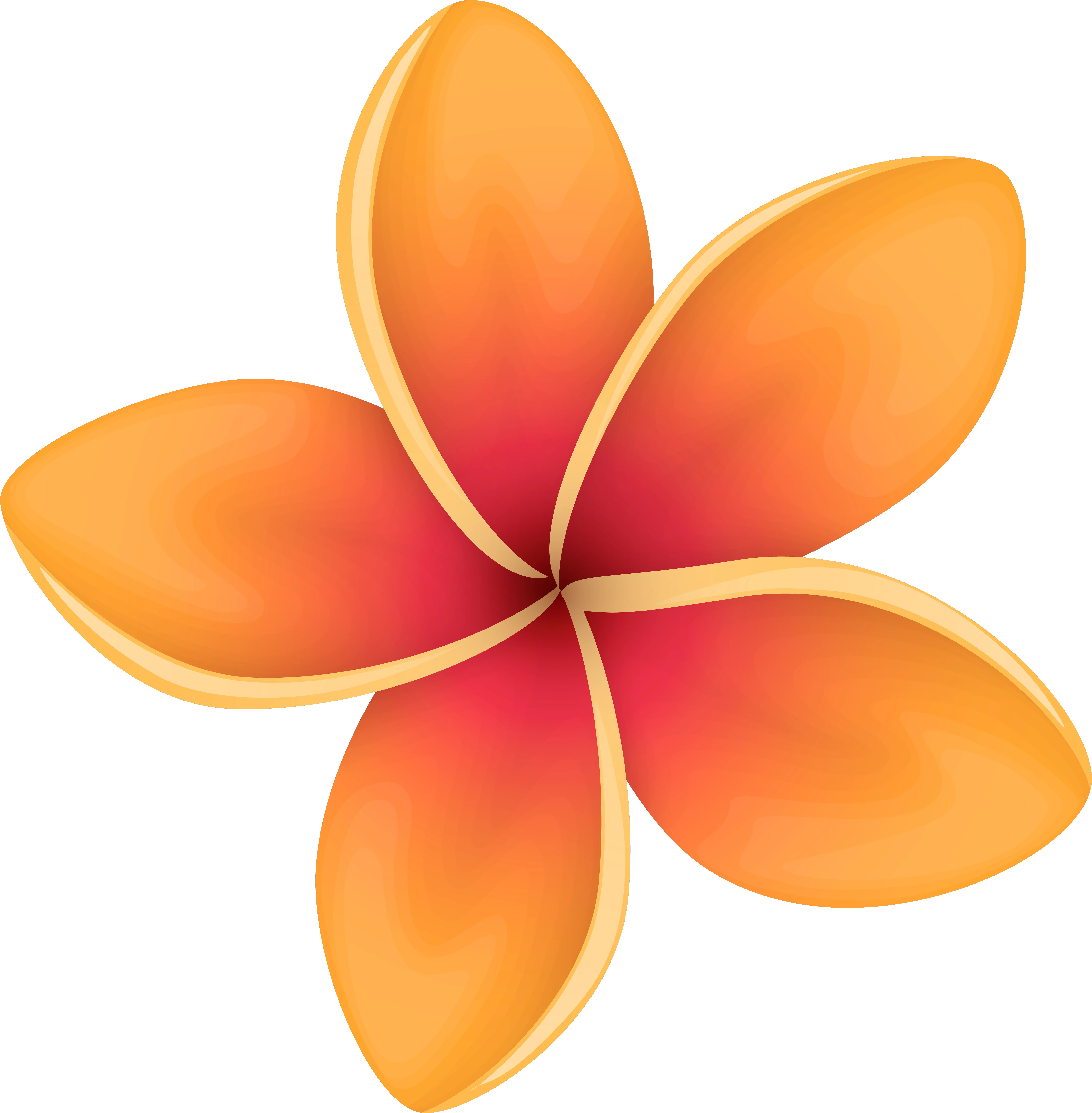 Orange Tropical Flower Clip Art Image Gallery Yopriceville Red Tropical Flower Clipart Png Plumeria Flower Png