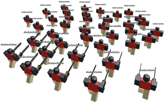 Shadow Zombie Horde Roblox Illustration Png Zombie Horde Png