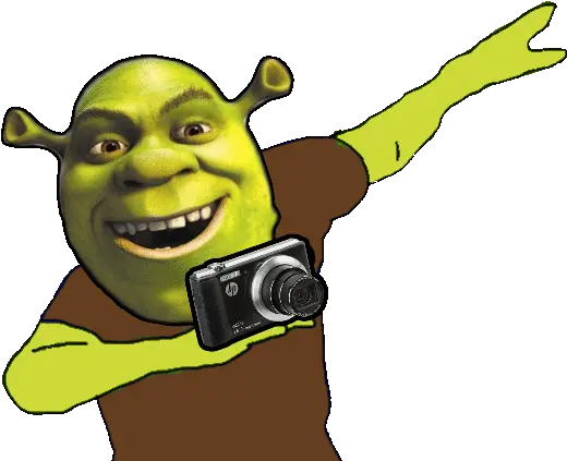 Shrek Dabbing Cringelord Dabbing Cringe Png Shrek Face Transparent