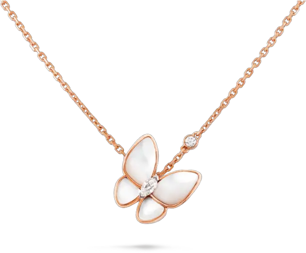 Necklaces U0026 Pendants Van Cleef And Arpels Butterfly Png Iced Out Chain Png