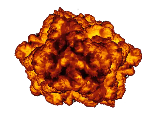 Burning Explosion Png