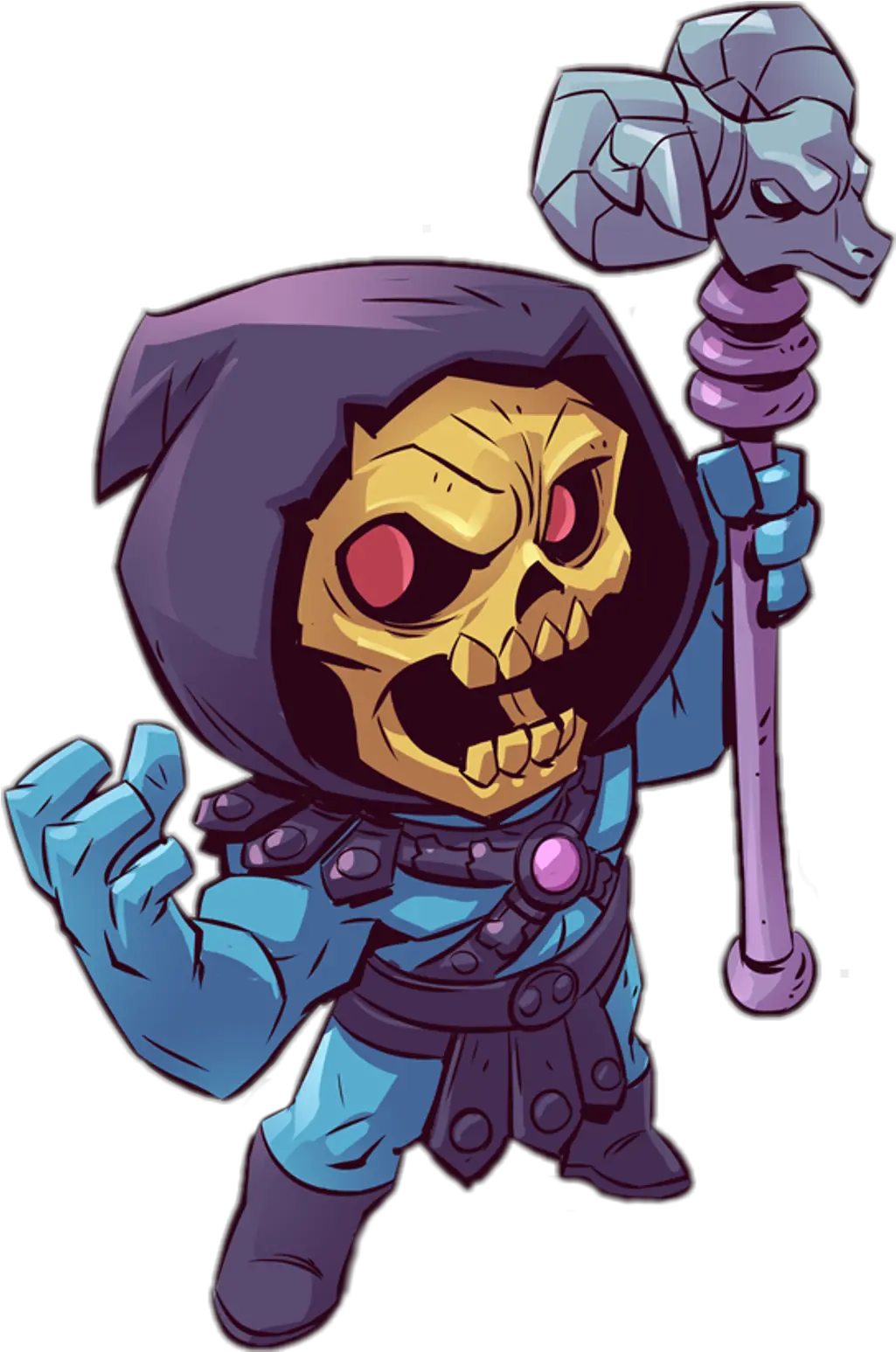 Derek Laufman Transparent Png Laufman Chibi Skeletor Png