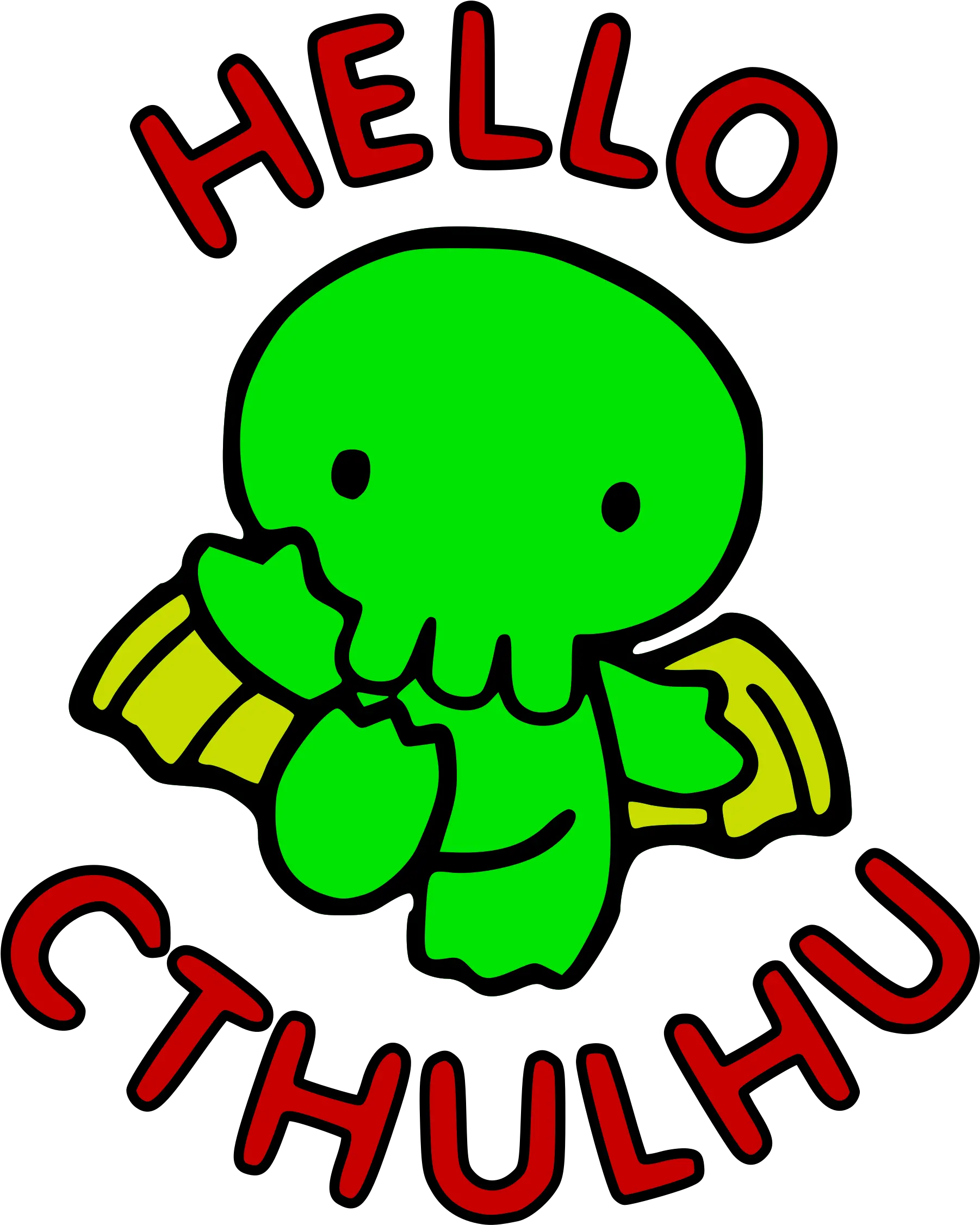 Download This Free Icons Png Design Of Hello Cthulhu Cthulhu Transparent
