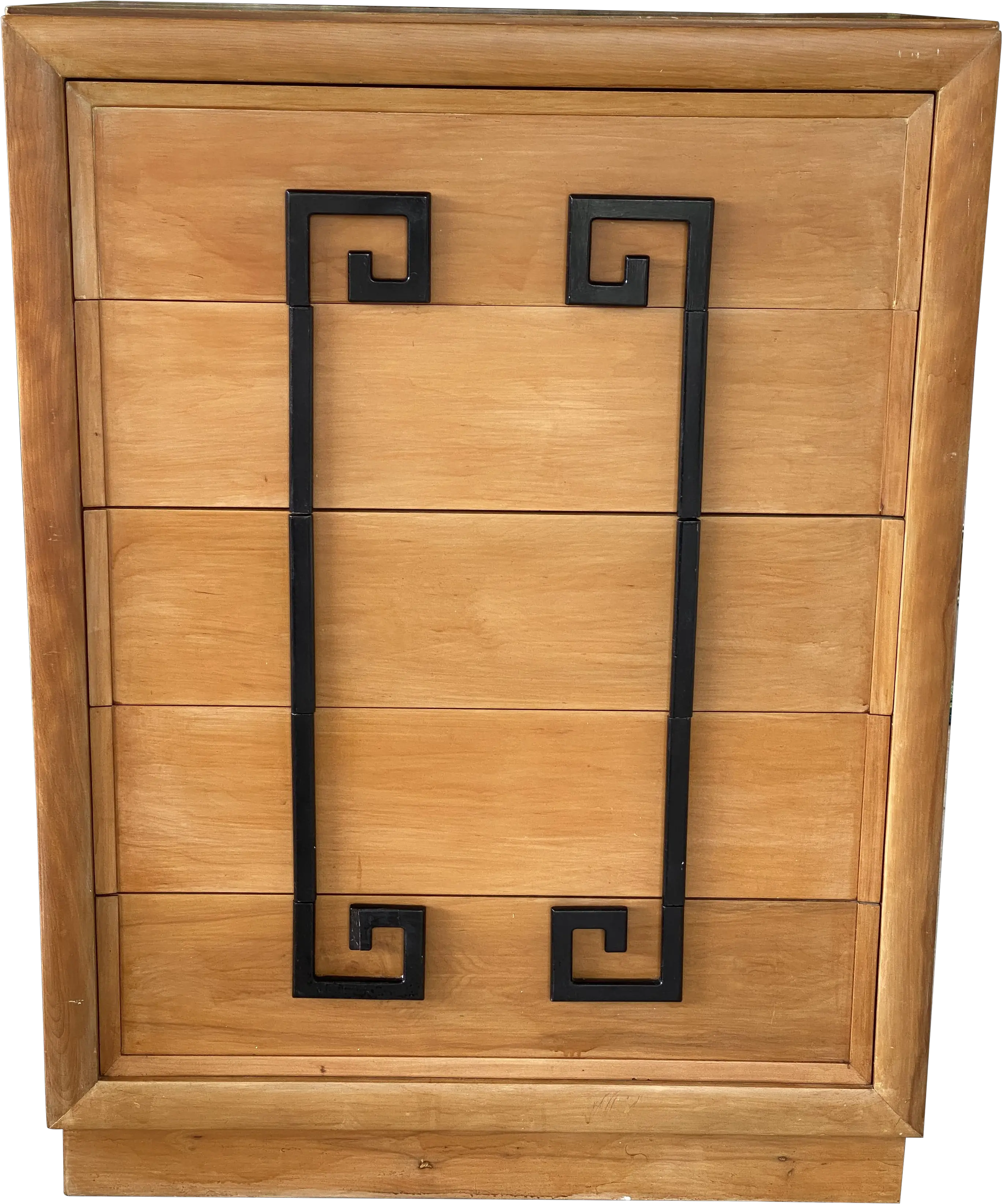 Vintage Kittinger Regency Greek Key Dresser Solid Png Dungeon Door Icon