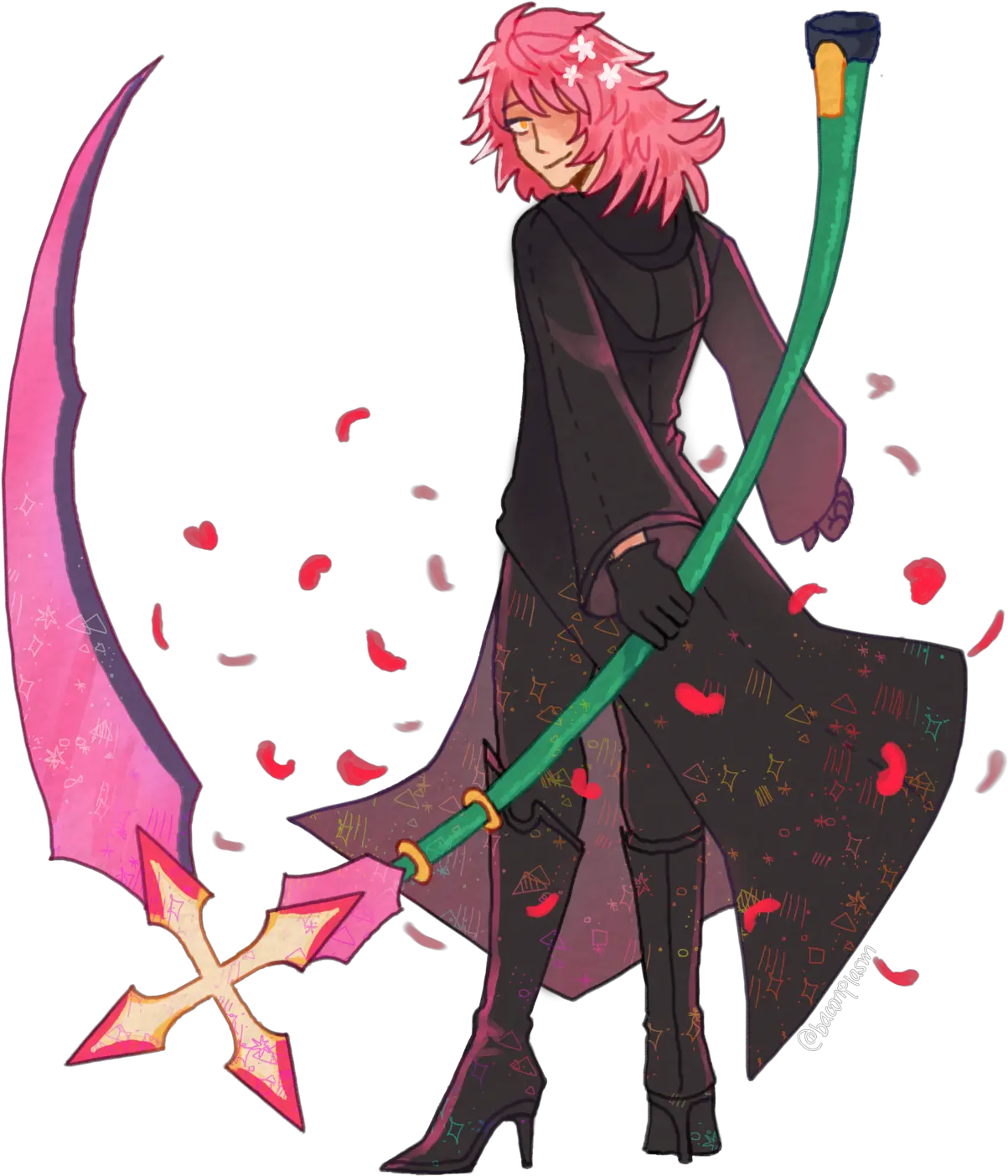 Pretty Scythe Man Png