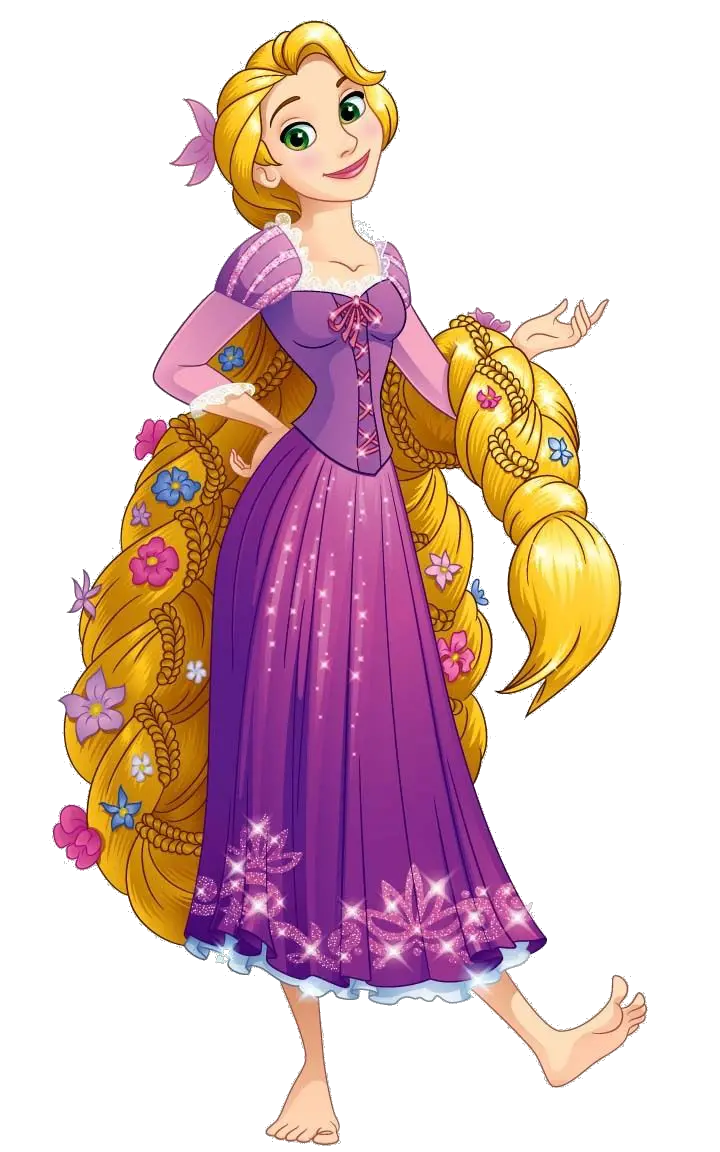 Download Flower Haired Rapunzel Rapunzel Png Rapunzel Transparent Background