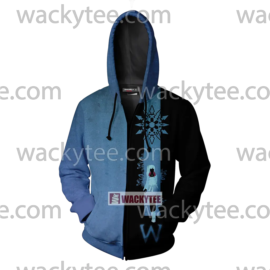 Rwby Weiss The Atlesian Knightmare Symbol Zip Up Hoodie Big Bang Theory Png Rwby Png