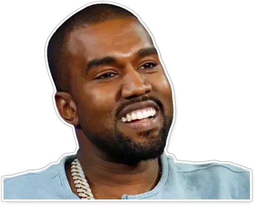 Sticker Maker Kanye Believe In Yourself Png Kanye West Head Png