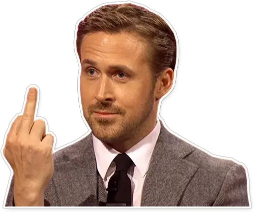 Sticker Maker Memes Pack 1 Ryan Gosling Sticker Png Triggered Meme Png