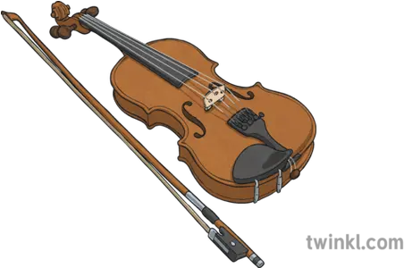 Violin Music Instrument String Ks2 Illustration Twinkl Violin Illustration Png Violin Transparent