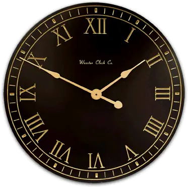 Gold Clock From Our Origianl Series Clocks Wall Clock Png Gold Clock Png