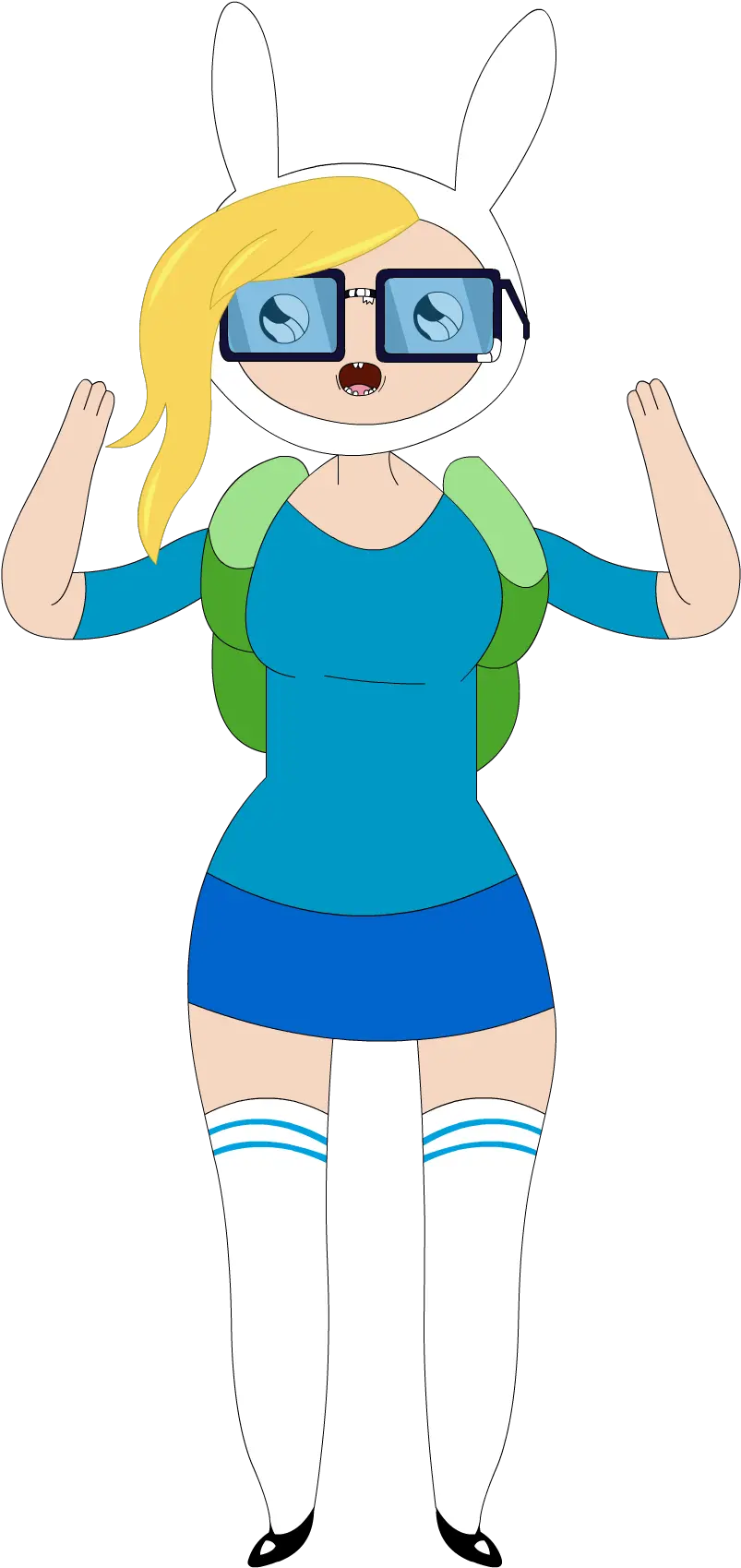 Adventure Time Fionna Transparent Png Fictional Character Nerd Glasses Icon