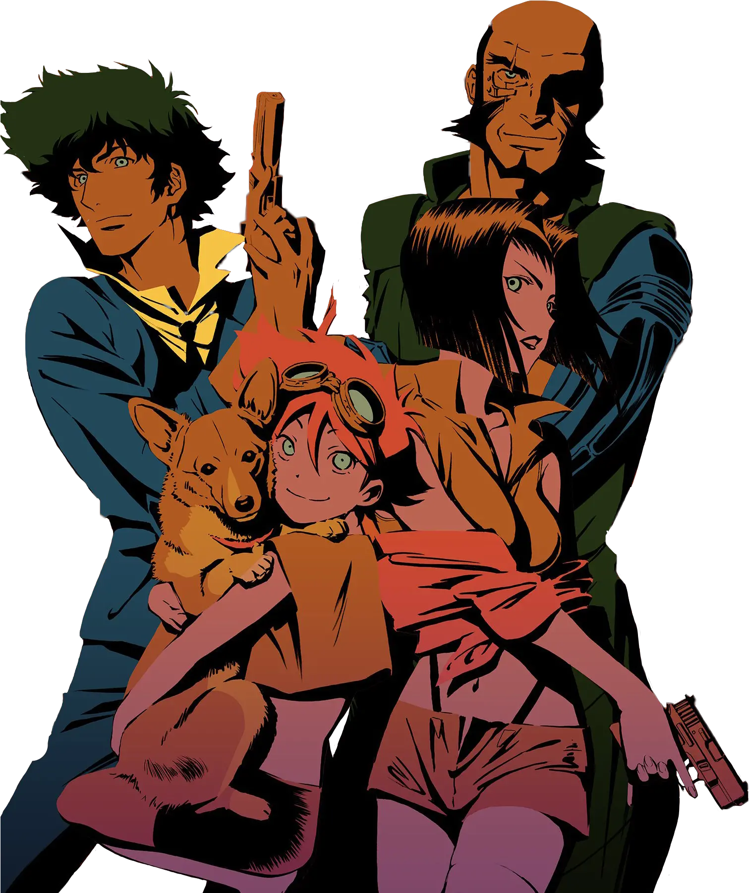 Cowboybebop Spike Spikespiegel Ein Ed Edward Faye Fayev Cowboy Bebop Png Spike Spiegel Png