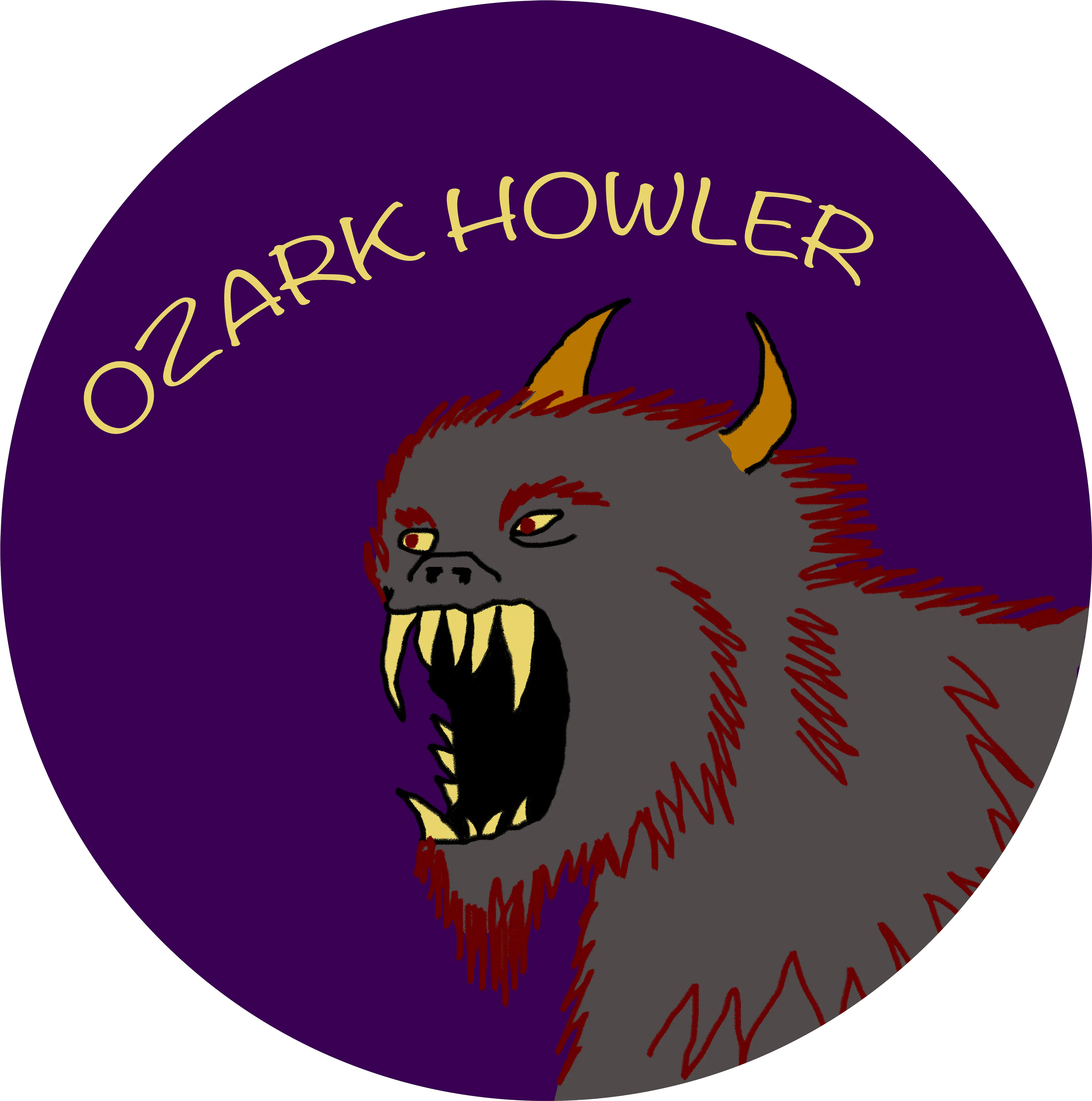 Ozark Howler With Fangs Bared Fictional Character Png Fangs Png