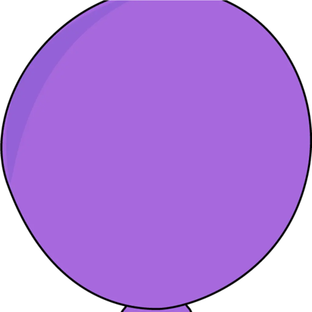 Single Balloon Clipart Purple Balloon Clipart Png Balloon String Png