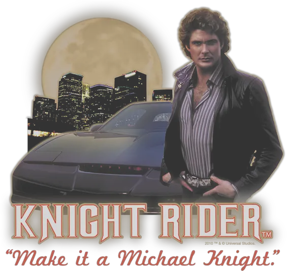 Knight Rider Full Moon Tshirt Make It A Michael Knight Png Knight Rider Logo