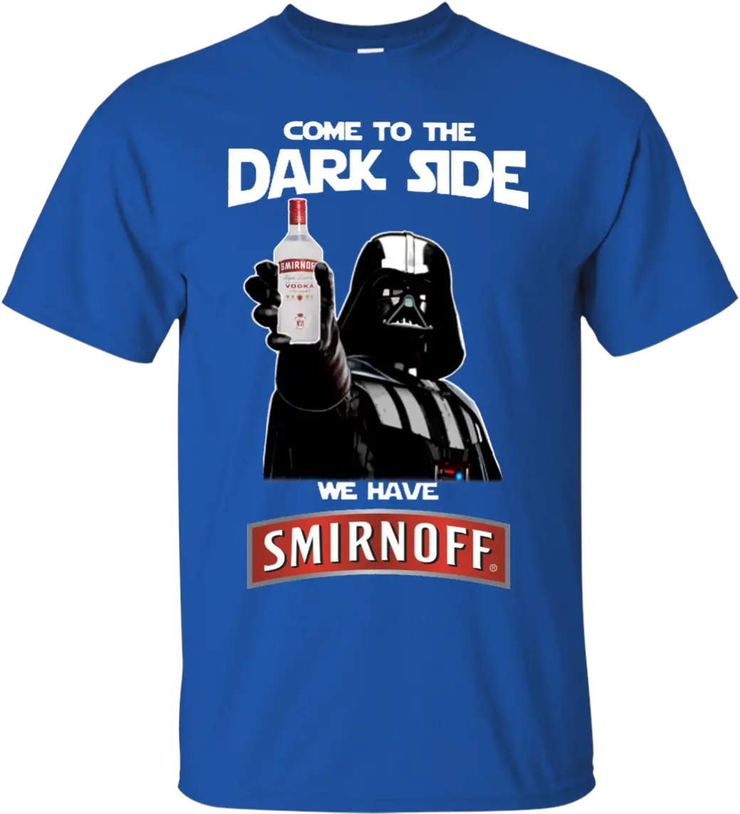 Come To The Dark Side Smirnoff Vodka T Shirt Hoodie Sweater Men Betty Boop Philadelphia Eagles Png Smirnoff Logo