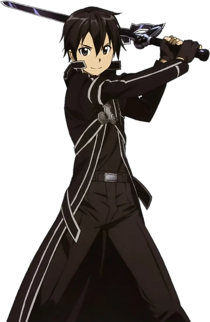 Kirito Anime Animes Animeboy Kirigaya Sao Sao2 Kirito Sword Art Online Png Kirito Png