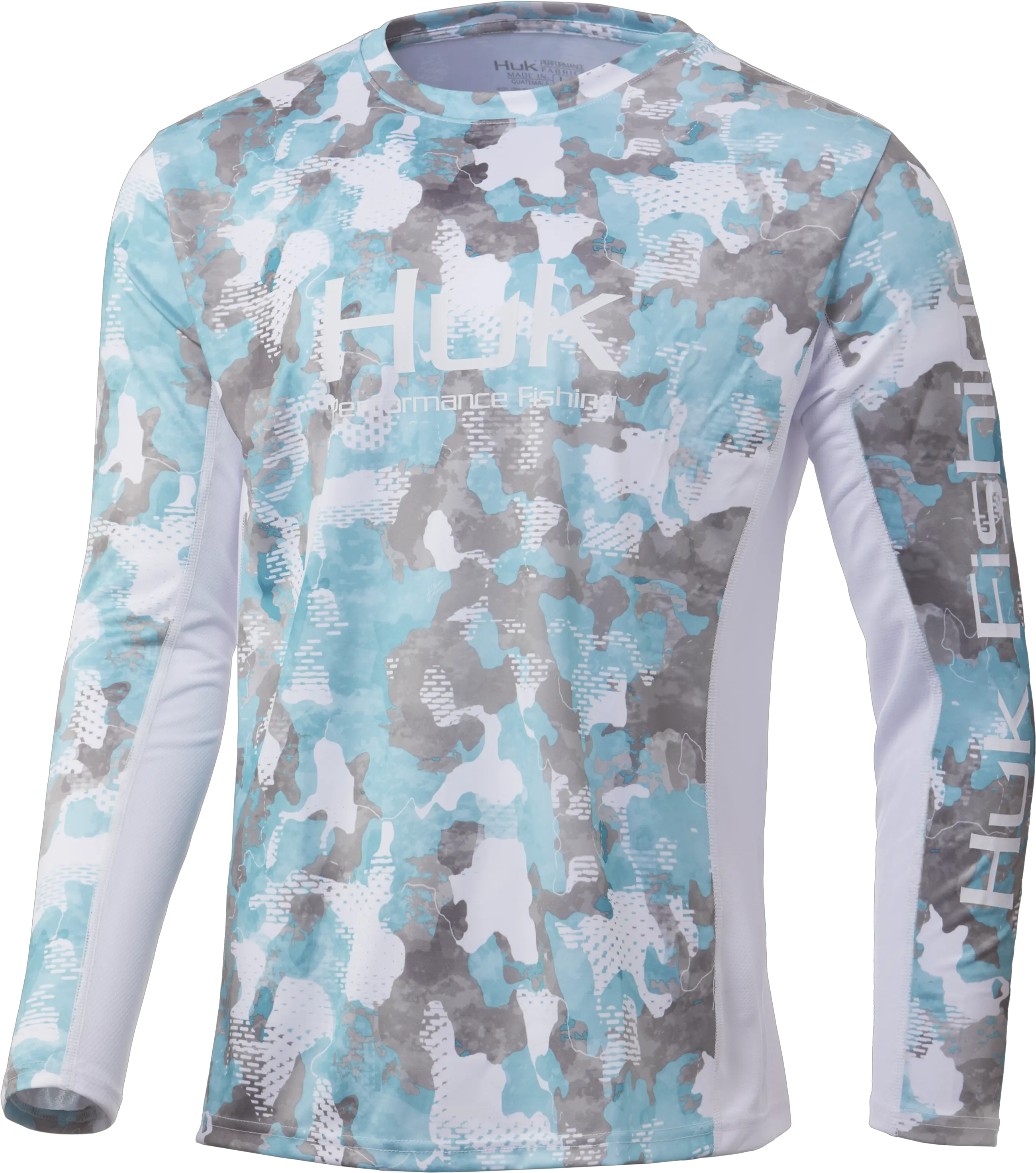 Huk Icon X Refraction Shirt Long Sleeve Png Aqua Icon