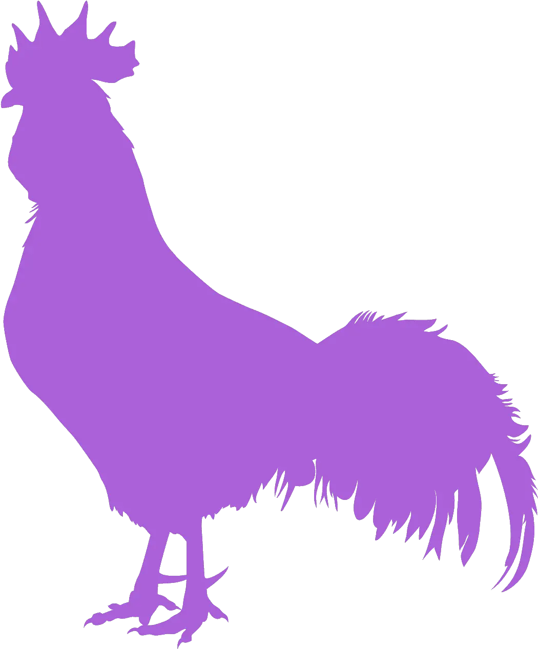 Cockerel Silhouette Free Vector Silhouettes Creazilla Silhouette Png Rooster Png