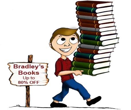 Bradleyu0027s Book Outlet Bestsellers Overstocks And Cartoon Man With Books Png Cartoon Book Png
