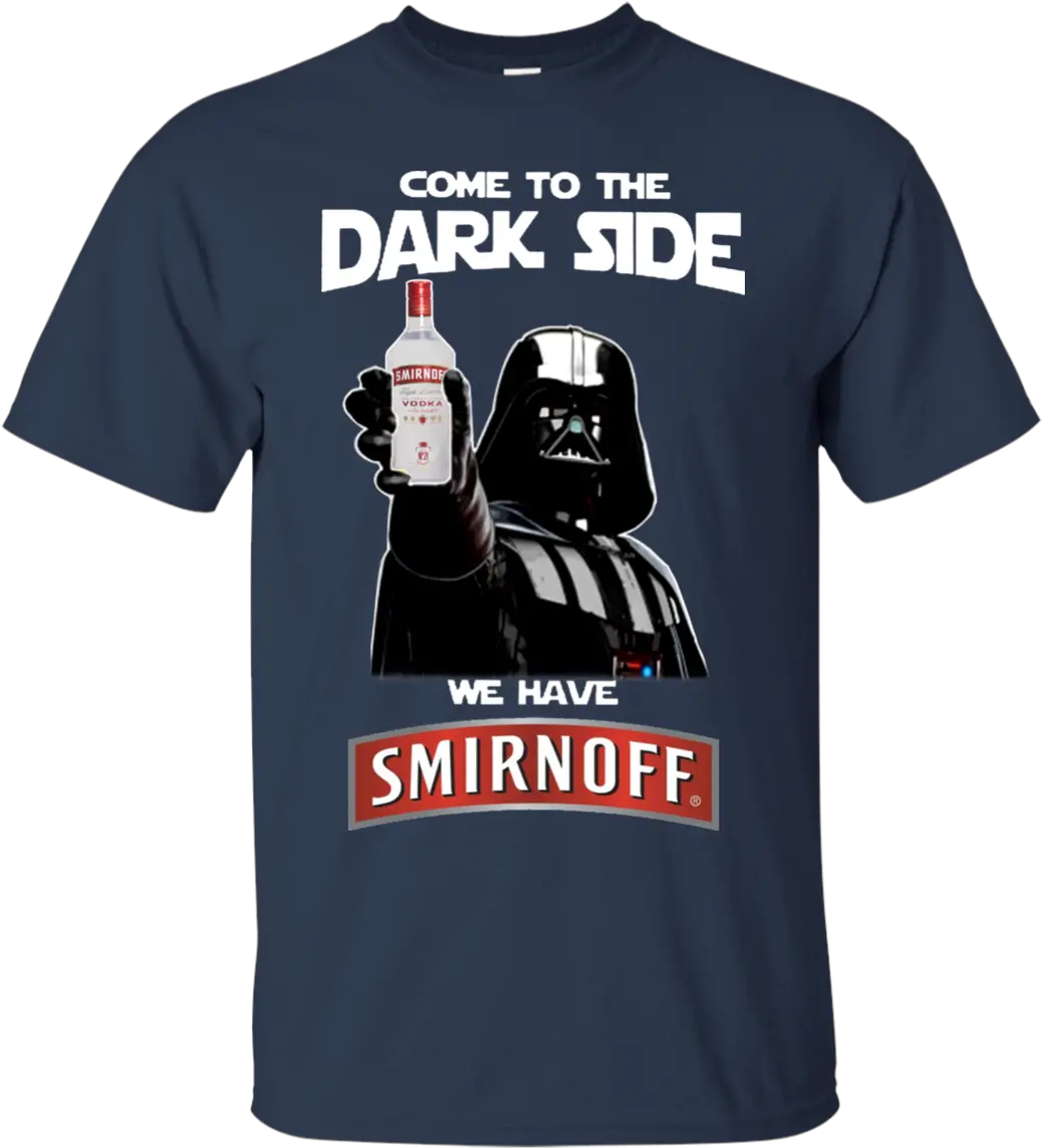 Come To The Dark Side Smirnoff Vodka T Shirt Hoodie Sweater Men Captain Morgan Dark Side Png Smirnoff Logo Png