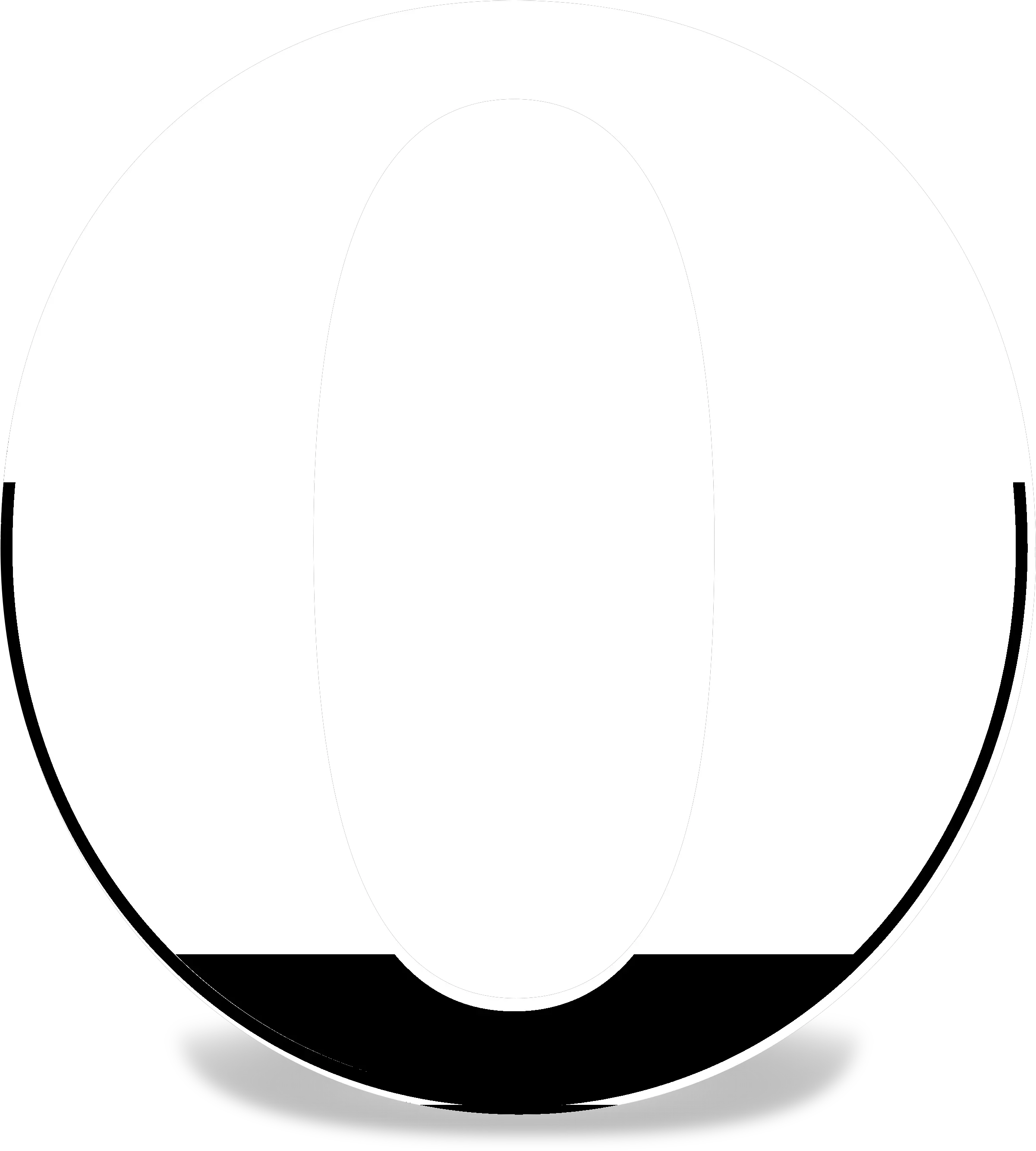 Opera Logo Black And White Crescent Png Opera Logo