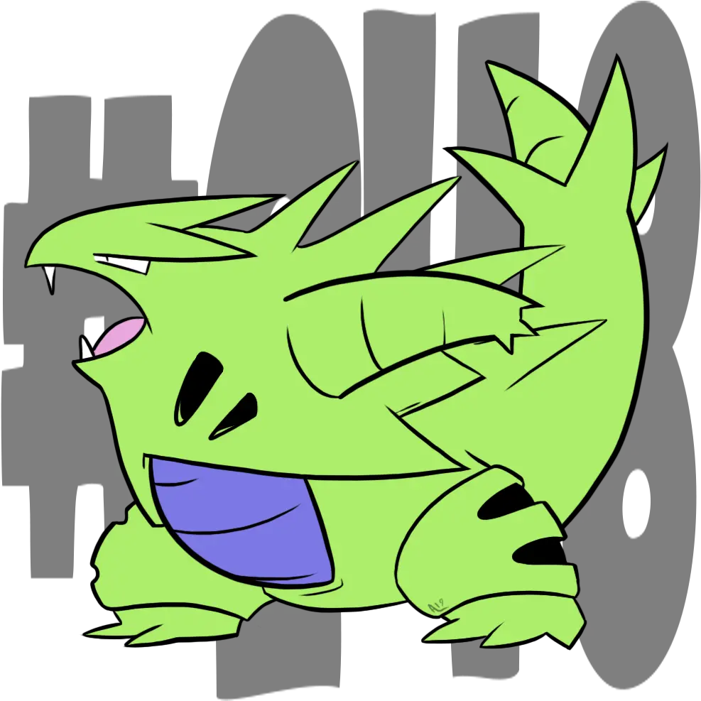 Download Hd Cran Tyranitar Pokemon Cartoon Png Tyranitar Png