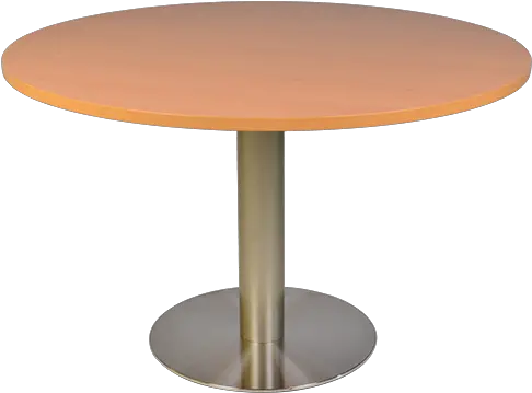 Download Round Meeting Table With Metal End Table Png Metal Pole Png