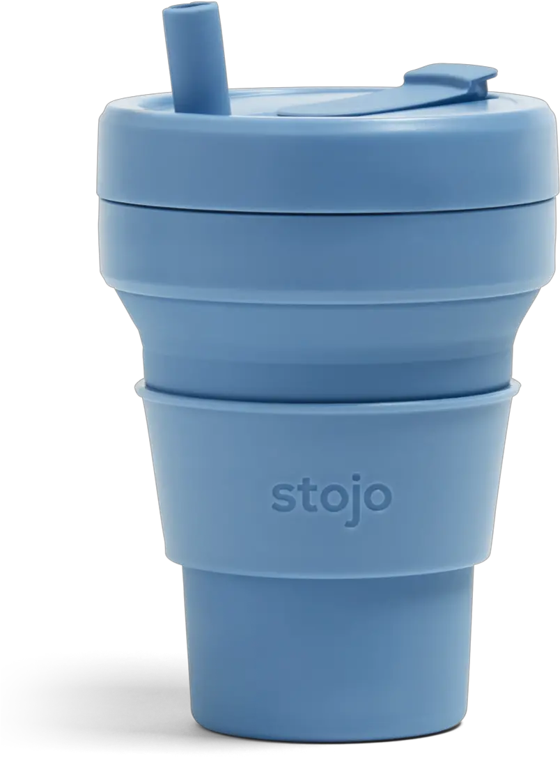 16 Oz Cup Stojo Biggie Travel Png Cup Of Water Png