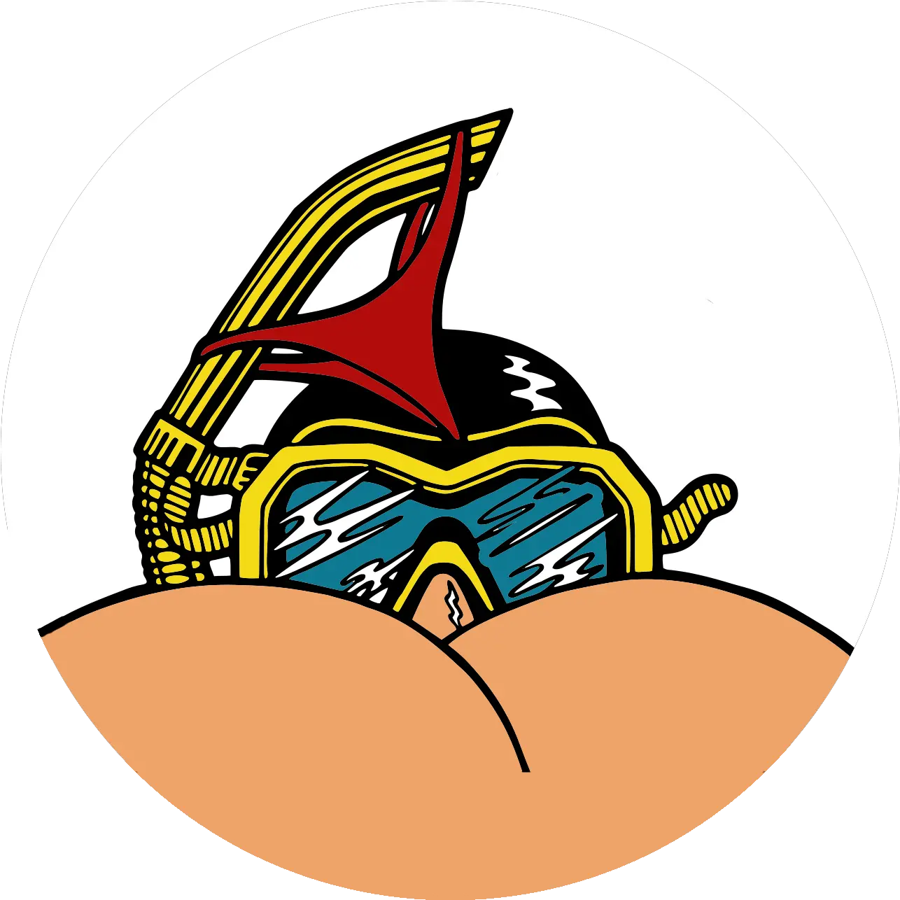 Butt Snorkeling Transparent Cartoon Buttsnorkeler Png Butt Png