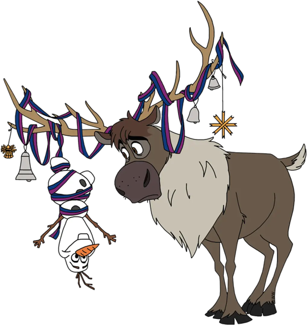 Olaf Und Sven Frozen Hd Png Download Frozen Disney Christmas Clip Art Olaf Transparent