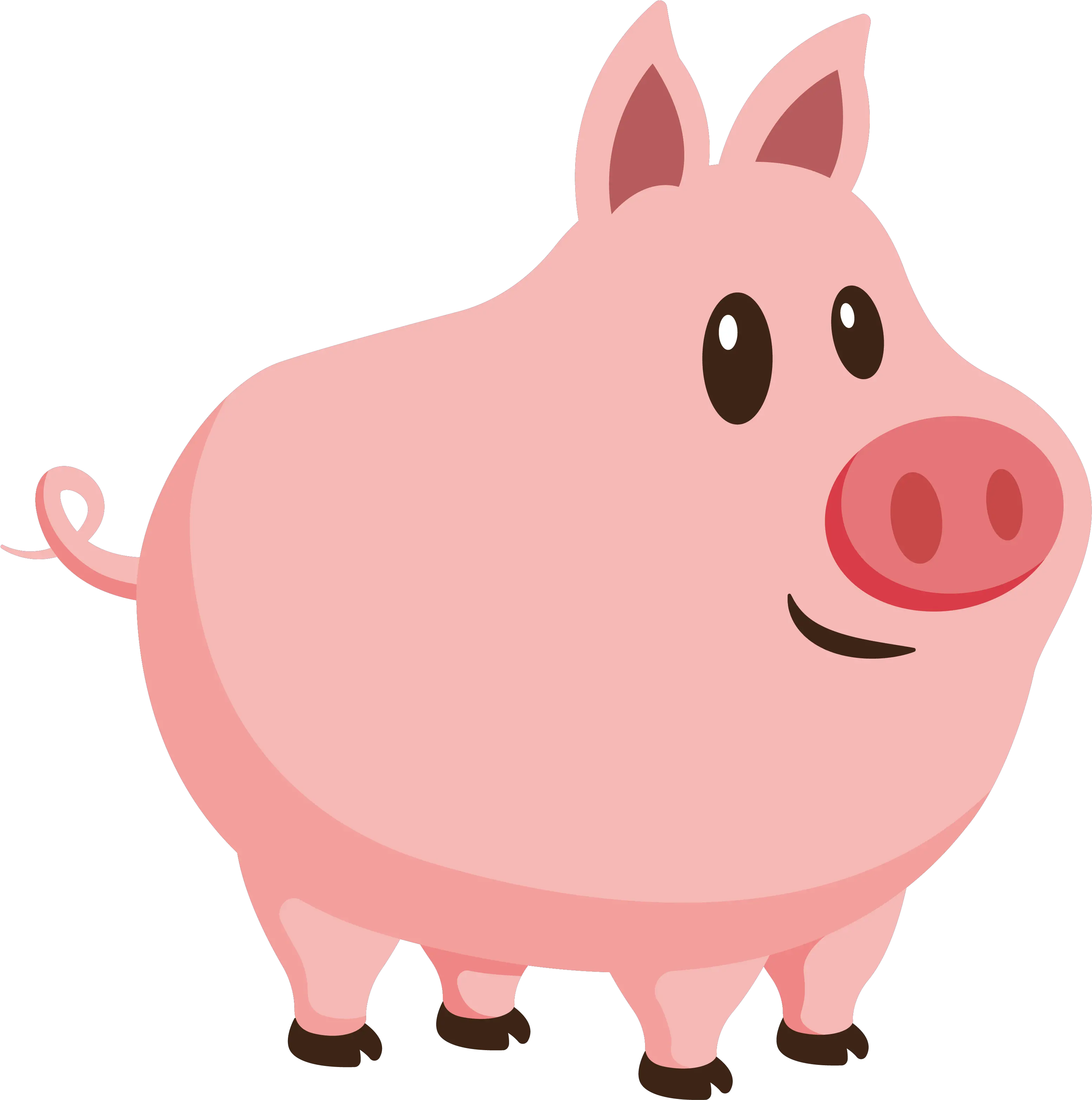 Pink Pig Cliparts Pig Clipart Transparent Background Png Pig Png