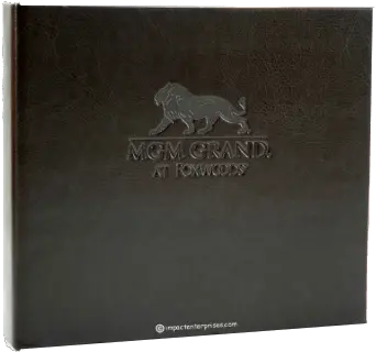 Mgm Grand Foxwoods Leather Guest Directory Covers Jaguar Png Mgm Logo Png