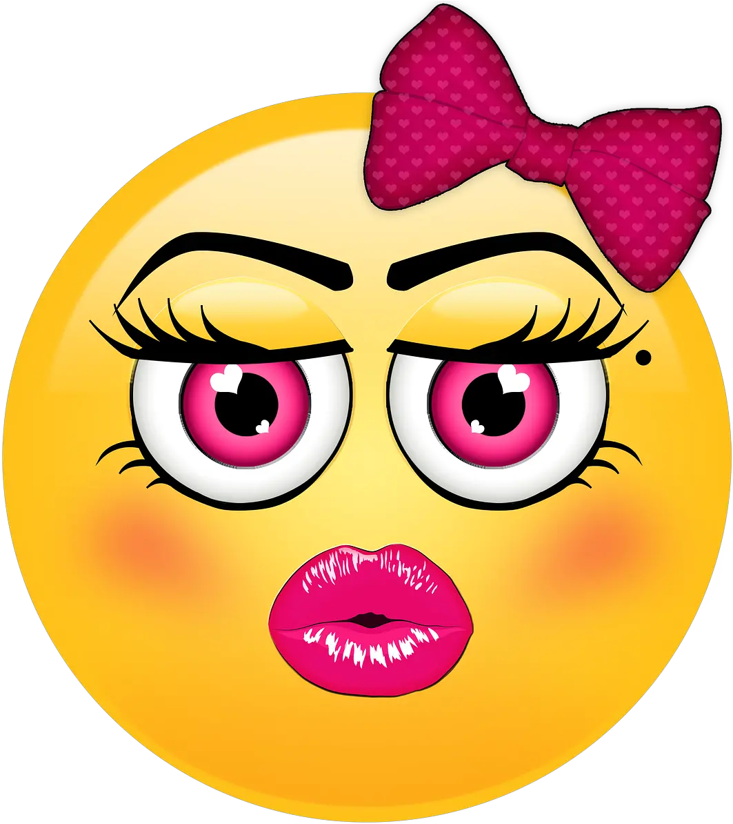 Emoji Kiss Happy Png Lips Emoji Png