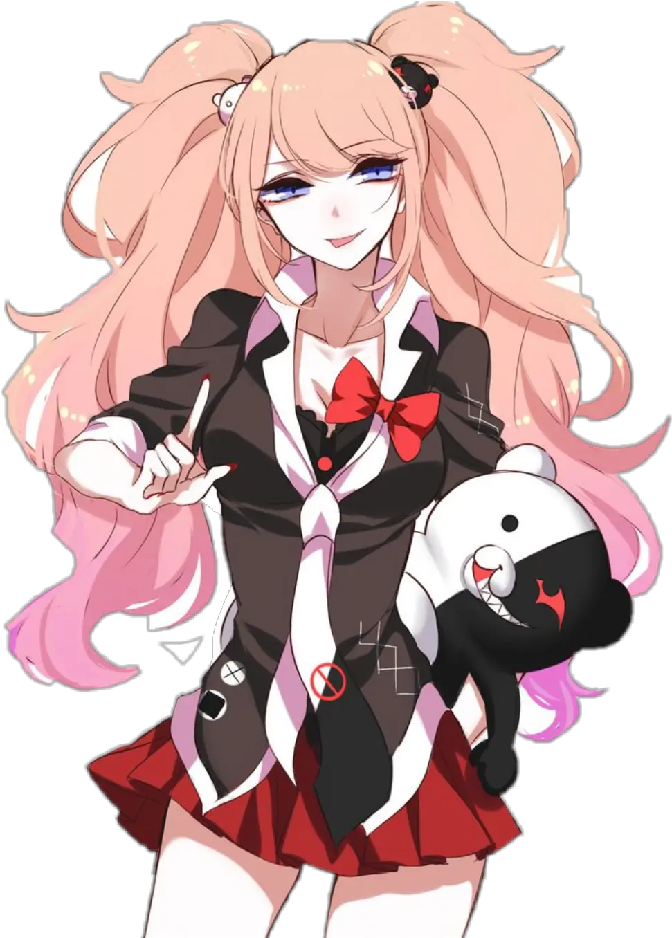 Danganronpa Junko Y Monokuma All Monokumas From Danganronpa Png Monokuma Png